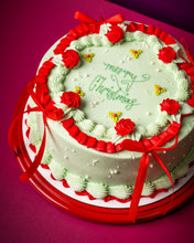 Load image into Gallery viewer, Christmas Bow Cake