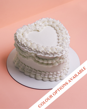 Load image into Gallery viewer, Vintage Heart Cakes (colour options available)