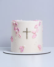 Load image into Gallery viewer, Pink Cross Cake