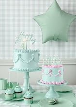Load image into Gallery viewer, Acrylic Green Happy Birthday Cake Topper