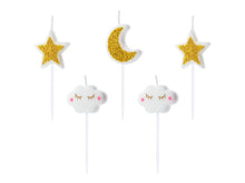 Load image into Gallery viewer, Moon & Stars Candles x 6
