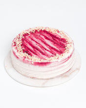 Load image into Gallery viewer, Raspberry & White Chocolate Cake (10 inch)