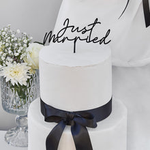 Load image into Gallery viewer, Just Married Cake Topper