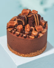 Load image into Gallery viewer, Caramel &amp; Chocolate Brownie Cheesecake Dessert Pot

