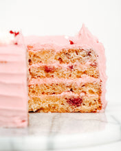 Load image into Gallery viewer, Raspberry & White Chocolate Cake (6 inch)