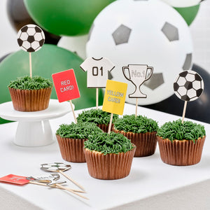 Football Cupcake Toppers (12)