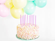 Load image into Gallery viewer, Tall Lilac Candles (set of 12)