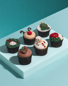 Christmas Cupcakes (Box of 6)