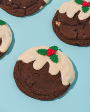 Load image into Gallery viewer, Triple Chocolate Christmas Pud Cookies (box of 4)
