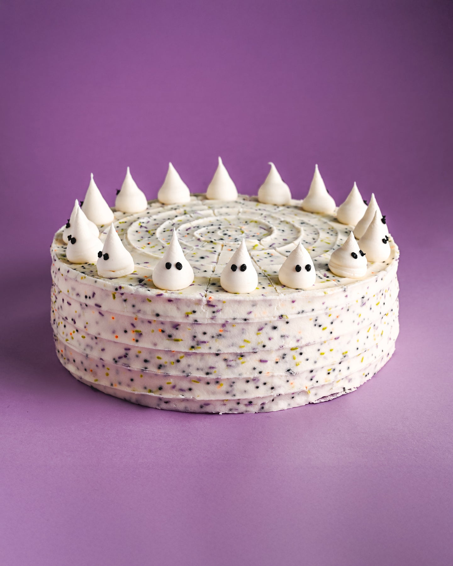 Caramel Apple Halloween Cake