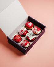 Load image into Gallery viewer, Valentines Polaroid Cupcake Box
