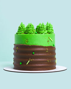 Green & Brown Cake
