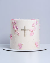 Load image into Gallery viewer, Pink Cross Cake

