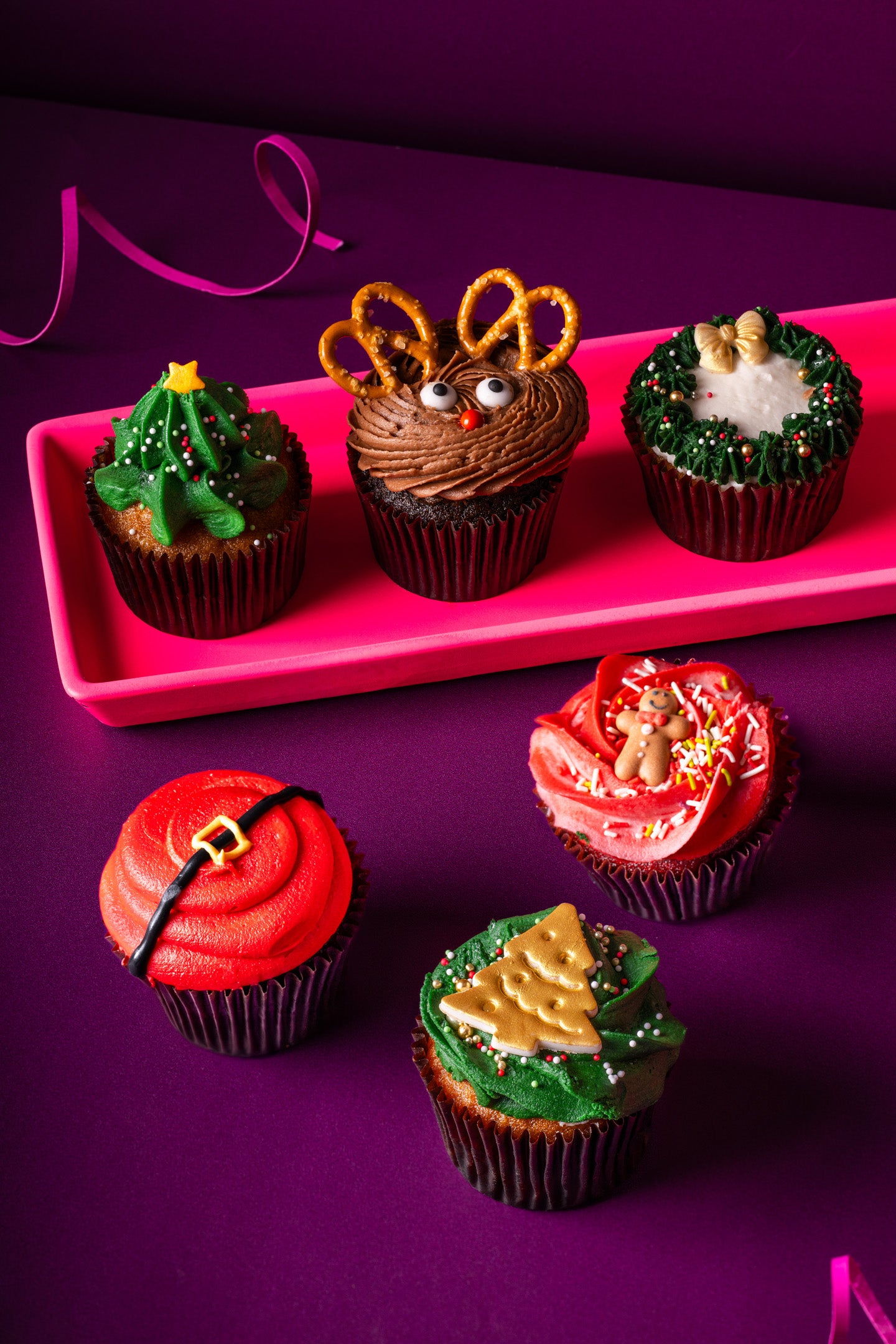 Christmas Cupcakes (Box of 6)