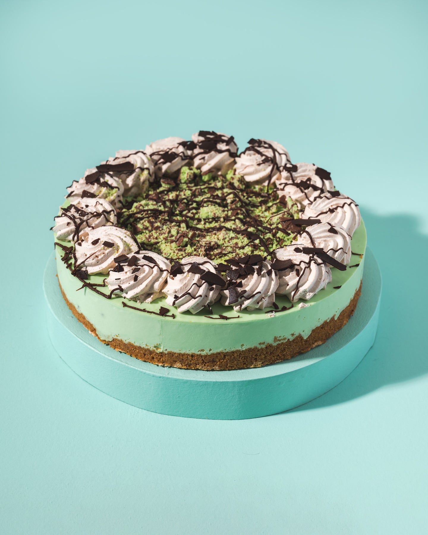 Mint Aero Cheesecake (12 - 14 portions)