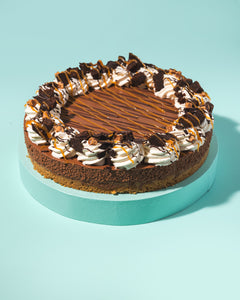 Caramel Chocolate Brownie Cheesecake