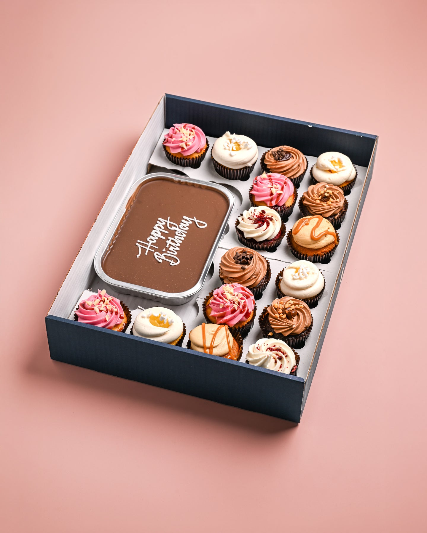 Cupcake & Caramel Shortbread Box