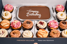 Load image into Gallery viewer, Cupcake &amp; Caramel Shortbread Box

