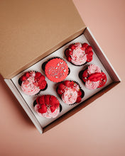 Load image into Gallery viewer, Valentines Cupcakes (Box of 6)
