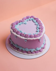 Vintage Heart Cakes (colour options available)