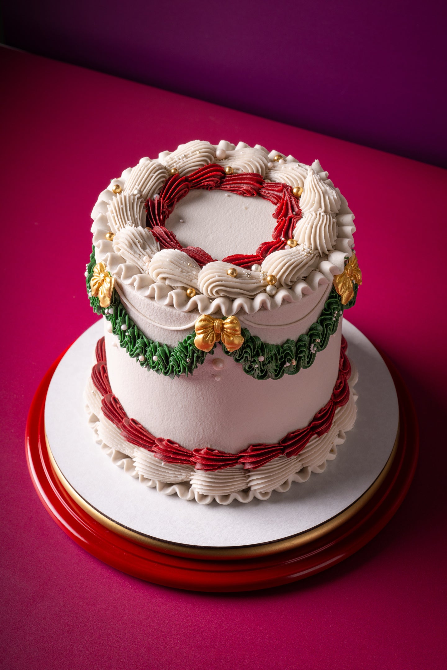 Christmas Frill Cake