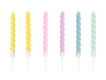 Load image into Gallery viewer, Pastel Curl Candles
