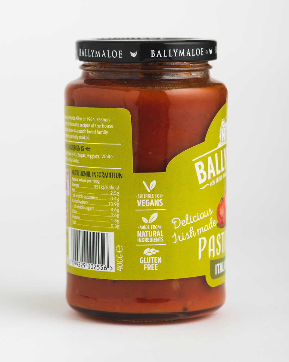 Ballymaloe Pasta Sauce Italian Tomato French Village Bakery