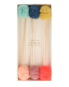Multi Pompom Cake Topper