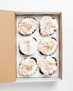Neutral Cupcake Box (Box of 6)