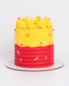 Yellow & Red Cake